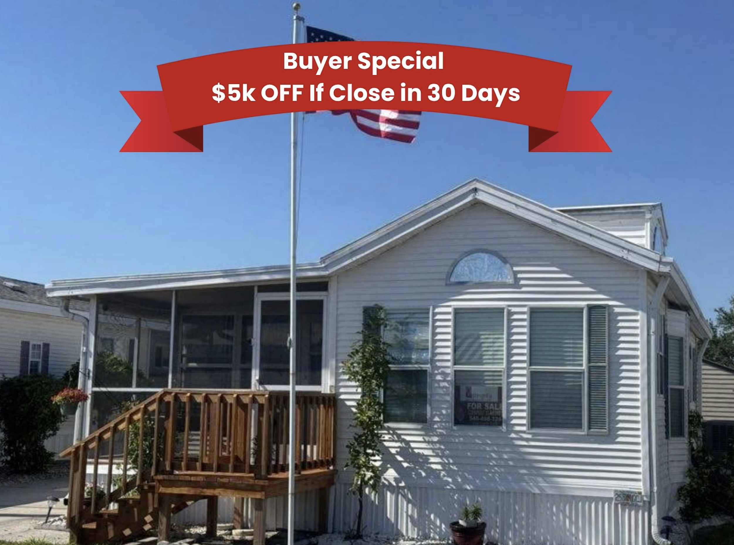 6633 53rd Avenue East, Lot C43, Bradenton, Florida 34203, 2 Bedrooms Bedrooms, ,1 BathroomBathrooms,55-Plus Mobile Home,For Sale,53rd Avenue East, Lot C43,3618